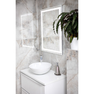 Laveo ALEA BLE_62ND Umyvadlová baterie včetně click-clacku, chrom-bílá