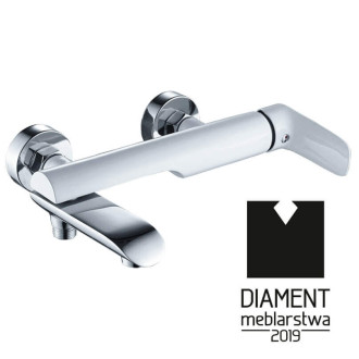 Laveo ALEA BLE_61FD Vanová baterie, chrom-bílá