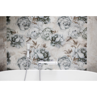 Laveo ALEA BLE_61FD Vanová baterie, chrom-bílá