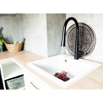 Laveo ALENA SBA_610T Jednodřez, granit