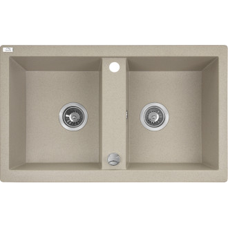 Laveo BARBADOS SBB_420T Dvojdřez, granit béžová