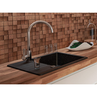 Laveo BONA BAB_268D Dřezová baterie, nerez