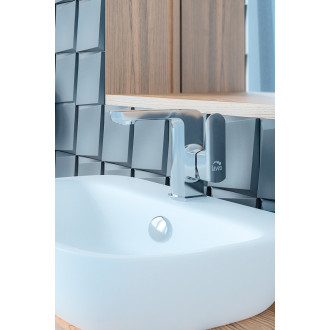 Laveo CALLA BAC_025D Umyvadlová baterie včetně click-clacku, chrom