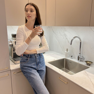 Laveo CLARO BAK_098D Dřezová baterie s připojením na vodní filtr, chrom