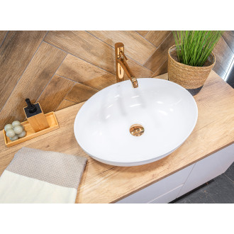 Laveo  CKK_82R3 Výpusť click-clack s přepadem, růžové zlato