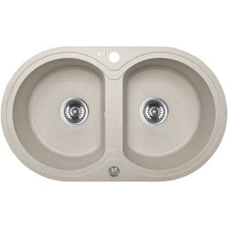 Laveo DAFNE SBD_420T Dvojdřez, granit béžová