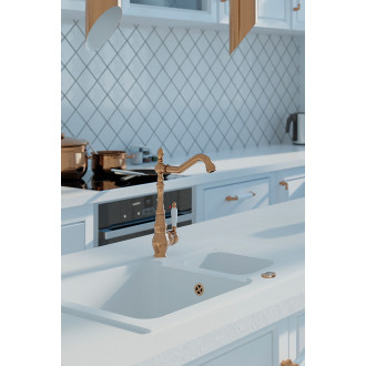 Laveo EVORA BAE_865D Dřezová baterie, měď