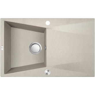 Laveo GRENADA SBG_411T Jednodřez s odkapem, granit béžová