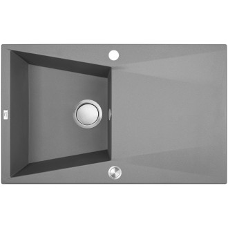 Laveo GRENADA SBG_511T Jednodřez s odkapem, granit šedá