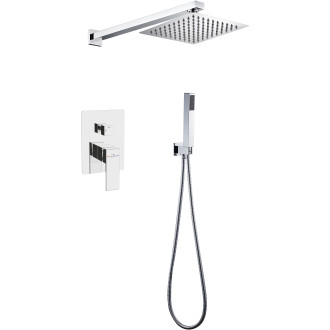 Laveo KVADRATO BLQ_002P Sprchový komplet, chrom