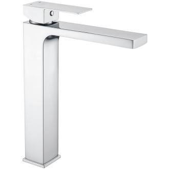 Laveo KVADRATO BLQ_02ND Umyvadlová baterie včetně click-clacku, chrom