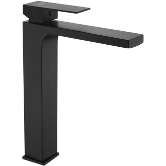 Laveo KVADRATO BLQ_72ND Umyvadlová baterie včetně click-clacku, černá