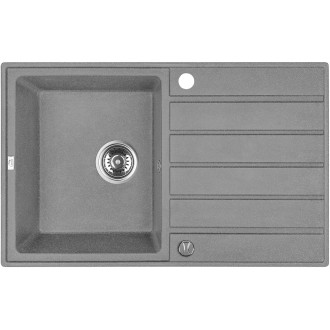 Laveo MARGARITA SBM_511T Jednodřez s odkapem, šedá