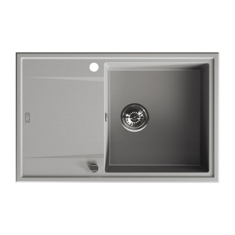 Laveo MEGALO SBE_511T Jednodřez s odkapem, šedá