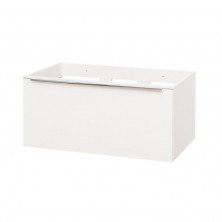 Mailo, koupelnová skříňka 805x365x476 mm, spodní, lesklá bílá, 1 zásuvka CN516S