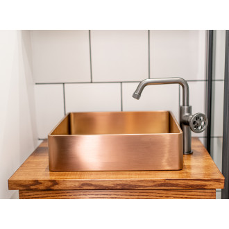 Laveo MURO BAU_925D Umyvadlová baterie včetně click-clacku, grafit