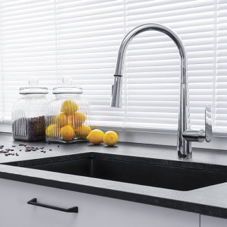 Laveo NALDA BAY_069D Dřezová baterie, chrom