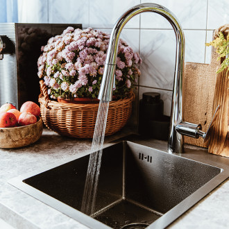 Laveo NALDA BAY_069D Dřezová baterie, chrom