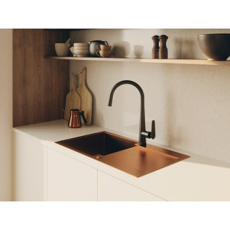 Laveo NALDA BAY_768D Dřezová baterie, černá