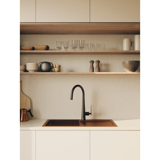 Laveo NALDA BAY_768D Dřezová baterie, černá