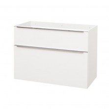 Mereo Mailo koupelnová skříňka, spodní, bílá, 2 zásuvky, 1010x700x480 mm CN512S