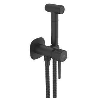 Laveo POLA Podomítková bidetová baterie, černá BAP_731P