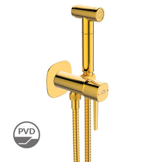 Laveo POLAPodomítková bidetová baterie, zlatá BAP_G31P