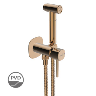 Laveo POLA Podomítková bidetová baterie, růžové zlato BAP_831P