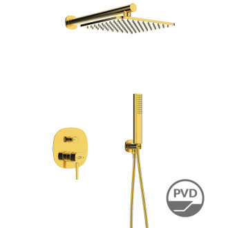 Laveo POLA BAP_G01P Sprchový komplet, zlatá