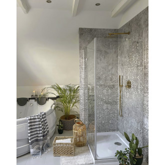 Laveo POLA BAP_G01P Sprchový komplet, zlatá