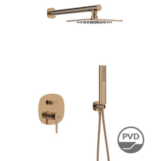 Laveo POLA BAP_801P Sprchový komplet, růžové zlato