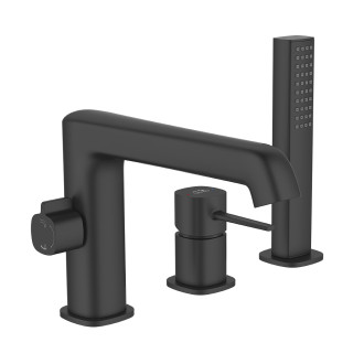 Laveo POLAVanová baterie 3-otvorová, černá BAP_713D