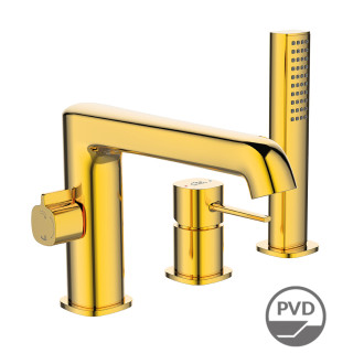 Laveo POLAVanová baterie 3-otvorová, zlatá BAP_G13D