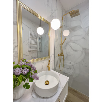 Laveo POLA BAP_G2ND Umyvadlová baterie včetně click-clacku, zlatá