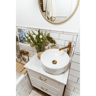 Laveo POLA BAP_82ND Umyvadlová baterie včetně click-clacku, růžové zlato