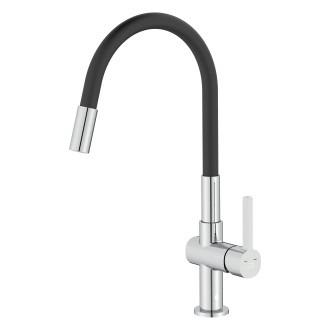 Laveo ALITA stojánková dřezová baterie s elastickým dvoufázovým výtokem BVA_762D