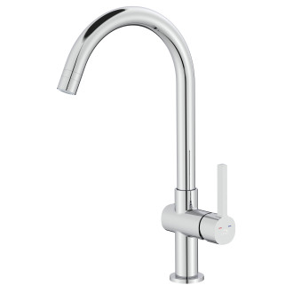 Laveo ALITA stojánková dřezová baterie s výtokem ve tvaru U BVA_068D