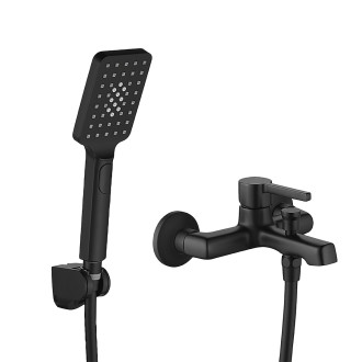 Laveo ALITA nástěnná vanová baterie se sprchovou sadou BVA_711D