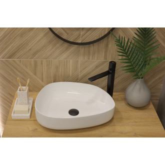Laveo ASYMMETRIC keramické umyvadlo na desku VUA_6248