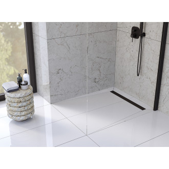 Laveo BASSO COB_710D Podlahový žlab 1000, černá