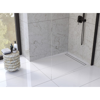 Laveo BASSO COB_710D Podlahový žlab 1000, černá