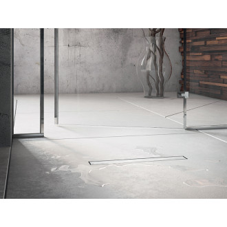 Laveo BASSO COB_210D Podlahový žlab 1000, nerez