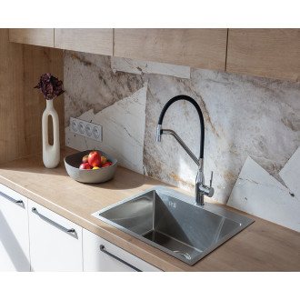 Laveo COLINA stojánková dřezová baterie s výtokem ve tvaru U BCO_978D