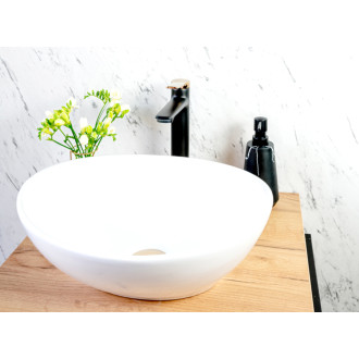 Laveo DESNA VUD_6241 Umyvadlo na desku, bílá