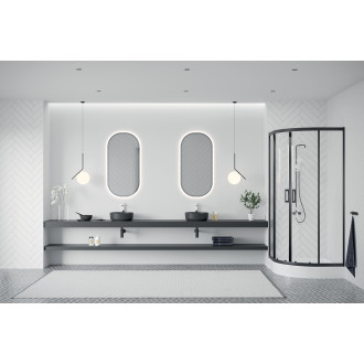 Laveo DESNA čtvrtkruhový sprchový kout 90x90 cm JKD_796Z