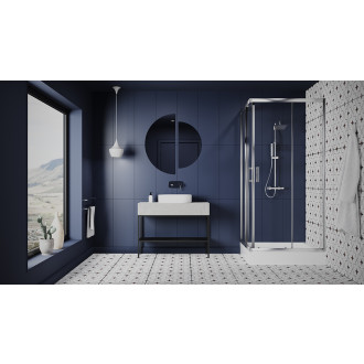 Laveo DESNA čtvrtkruhová sprchová vanička 80x80 cm JBD_686Z