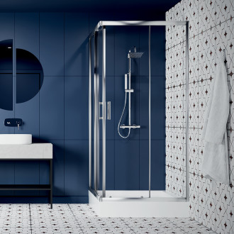 Laveo DESNA čtvercová sprchová vanička 90x90 cm JBD_696K