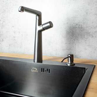 Laveo DROP OKD_931T Dávkovač mýdla, grafit