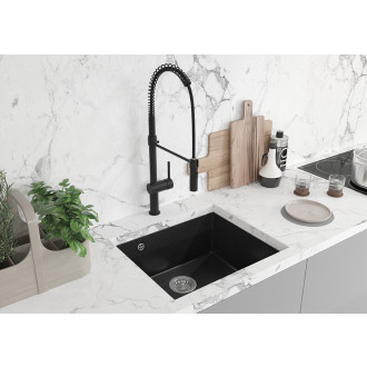 Laveo IBIZA SBI_710U Jednodřez granit, černá