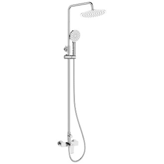 Laveo LARGO sprchový sloup s baterií PAH_00OB